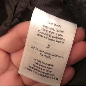 DKNY 100%Leather Pants